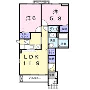 ファミーユⅠの間取り画像