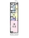 ルミネ長田Bの間取り画像