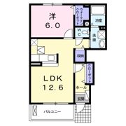 ルミエール 日野 Ⅰの間取り画像