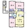 プリムローズBの間取り画像