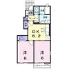 レバータⅡ Aの間取り画像