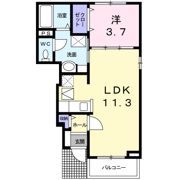 ブルックAの間取り画像