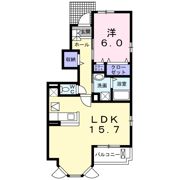 ブルックCの間取り画像