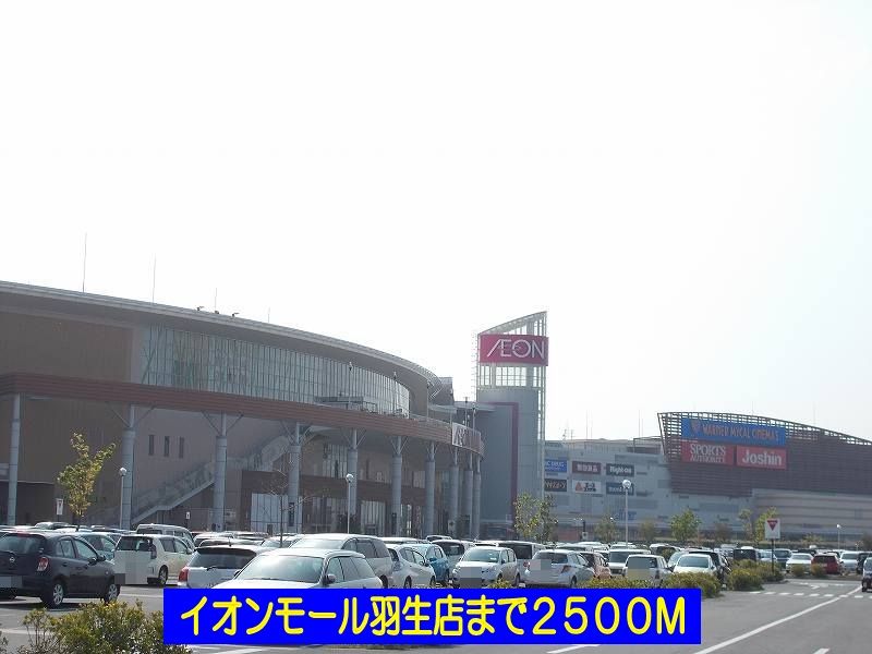 近くのイオンモール羽生店まで2,500m（徒歩32分）