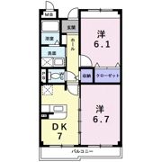 インヴィテ・ボヌ－ルⅡ番館の間取り画像