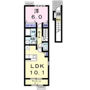 エレガンシアⅠの間取り画像