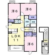 トライアンフ マリンタウンBの間取り画像