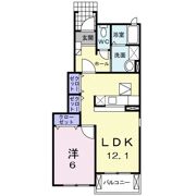 アラモードさくらⅣの間取り画像