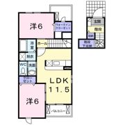 アメニティカスガⅦの間取り画像