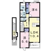 ミドルリアサニーの間取り画像