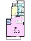 カルム サンリットA Ⅱの間取り画像