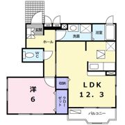 ツインリーフⅡの間取り画像