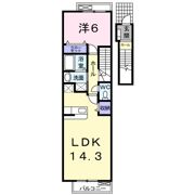 ボン サンク羽根の間取り画像