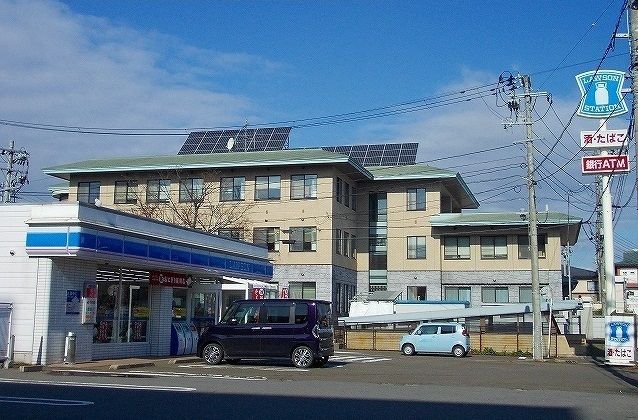 近くのローソン大館桂城店まで170m（徒歩3分）