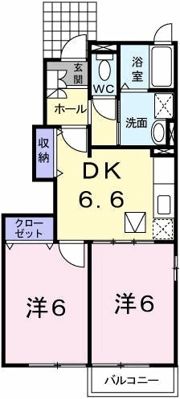 ピーノ・レジーナⅡの間取り画像