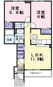 デスパシオBの間取り画像