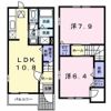 ア・モウトⅢの間取り画像