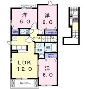 カーサ プラシードBの間取り画像