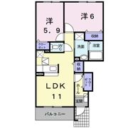 グリーンヒルガーデンCの間取り画像