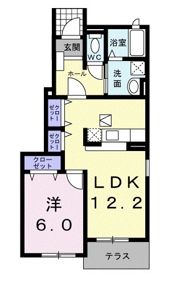 クラールの間取り画像