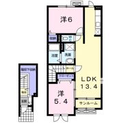 リベルテⅠの間取り画像
