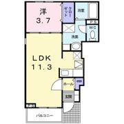 ハーベストホーム壱番館 Ⅰの間取り画像
