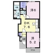 サニーハイツ・キド Ⅱの間取り画像