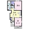サニーハイツ・キド Ⅱの間取り画像