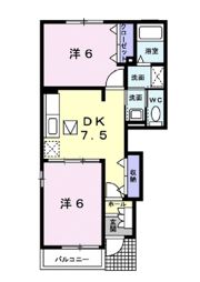 デーア・プラシードの間取り画像