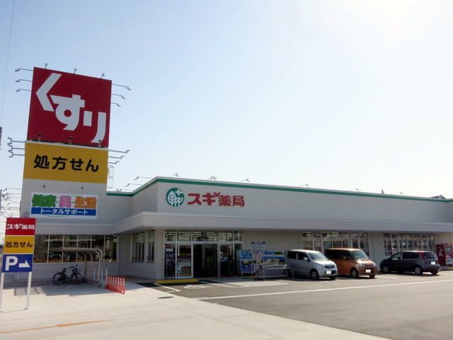 近くのスギ薬局寺津店まで260m(徒歩4分)