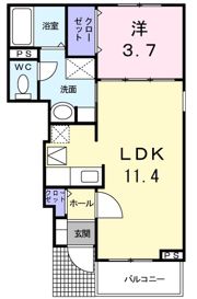 ベルクレイオⅠの間取り画像