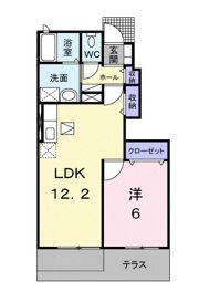エステート・ステラ1号館の間取り画像