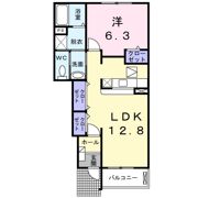 ラ・プリジアAの間取り画像