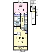 星六 弐号館の間取り画像