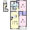 ブランシェ エレガンの間取り画像