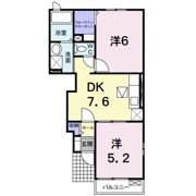 ハピネス Cの間取り画像