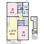 ハピネス Eの間取り画像