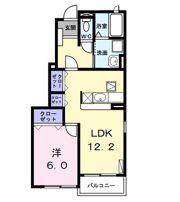 ボンヌシャンス bの間取り画像