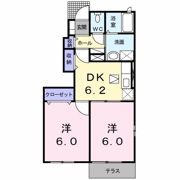 ウイロ・ステイ・クレイン Bの間取り画像
