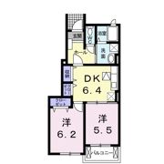 アルモニーBの間取り画像