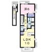 メゾン若園Aの間取り画像