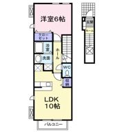 プロムナード桃山の間取り画像