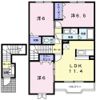 グランズ21・ウエストの間取り画像