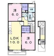 ブラン・ルピナス Aの間取り画像
