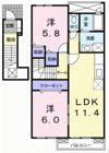 フォレストPARK Bの間取り画像