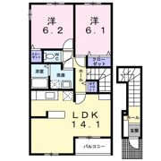 フォレスト ハウスBの間取り画像