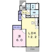 サンリセスBの間取り画像