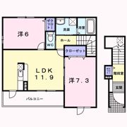 フランHの間取り画像