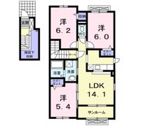 フォンテーヌ・ポルトⅢの間取り画像