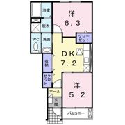 シャイニング・ベル Ⅱの間取り画像